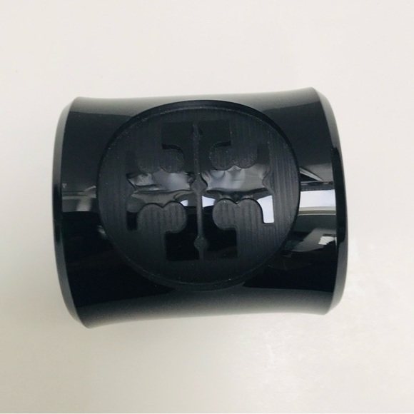 TORY BURCH Black Wide Cuff Bracelet - Picture 4 of 4